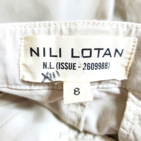 Nili Lotan Cream Khaki French Military Cargo Pants - Picture 12 of 14